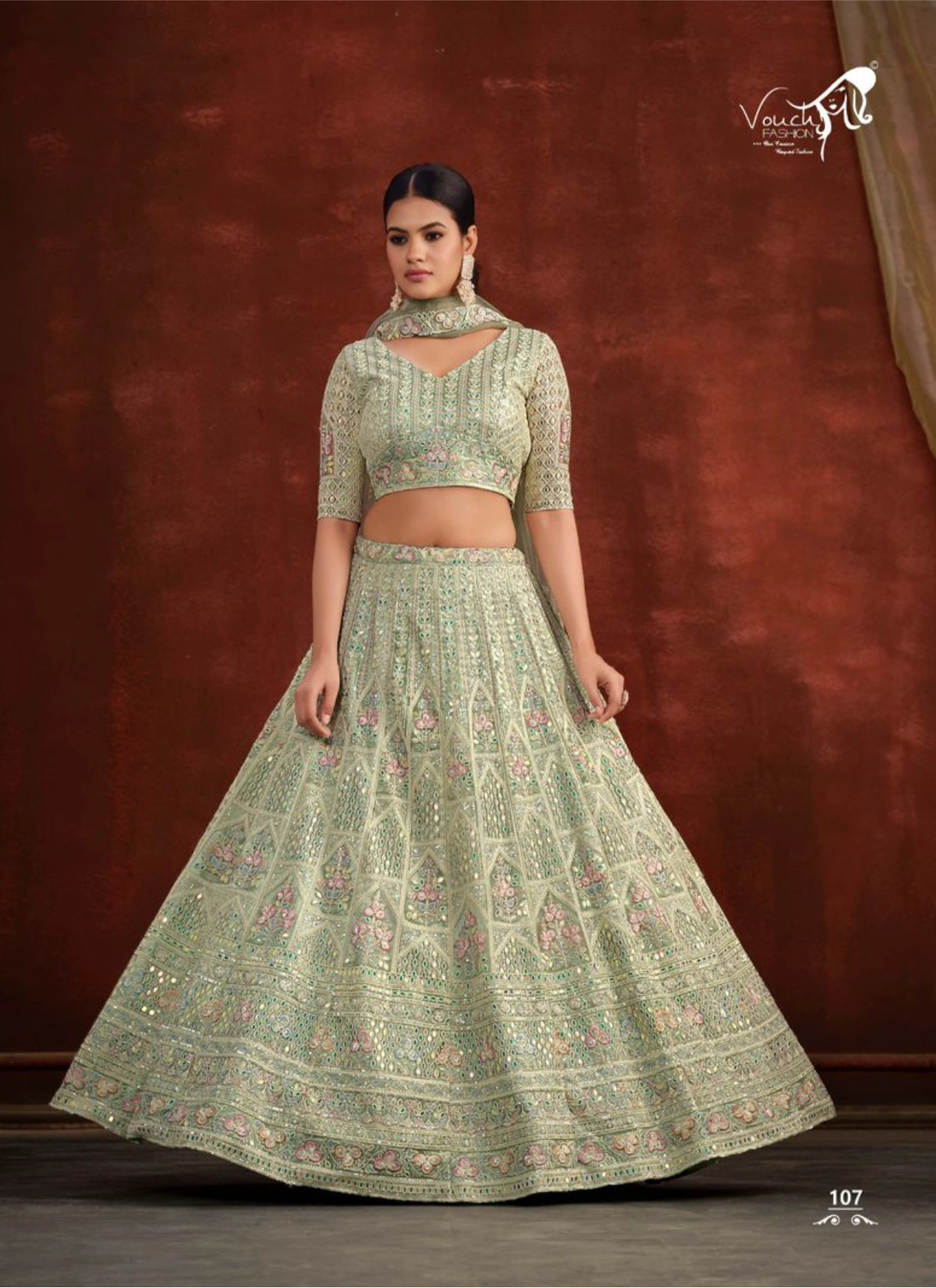 Sanya Vol 2 Premium Readymade Wedding Designer Lehenga Set — Wholesale Lehenga, Vardan Ethnic wholesale from Surat - Gallery Image 18