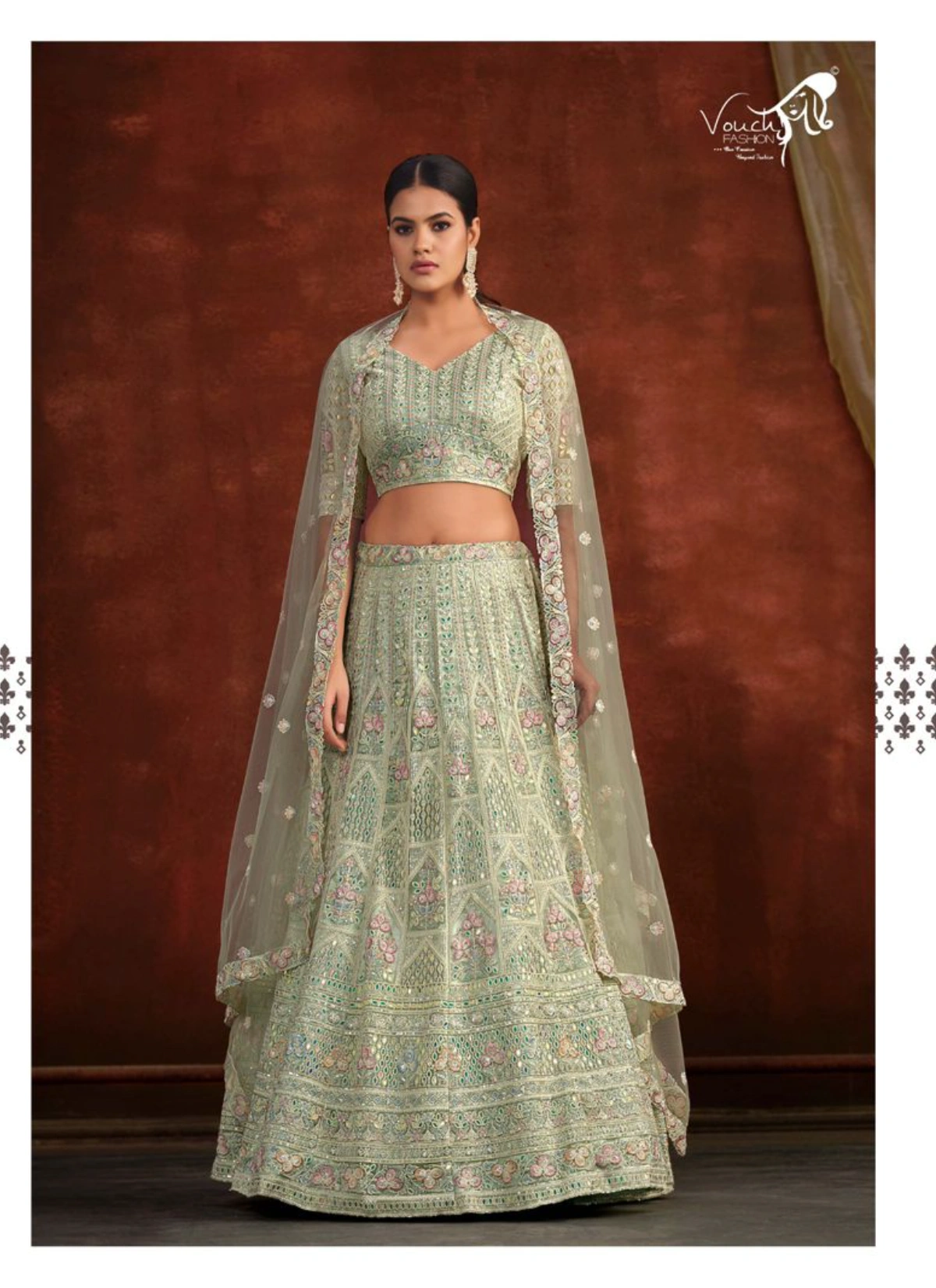 Sanya Vol 2 Premium Readymade Wedding Designer Lehenga Set — Wholesale Lehenga, Vardan Ethnic wholesale from Surat - Gallery Image 16