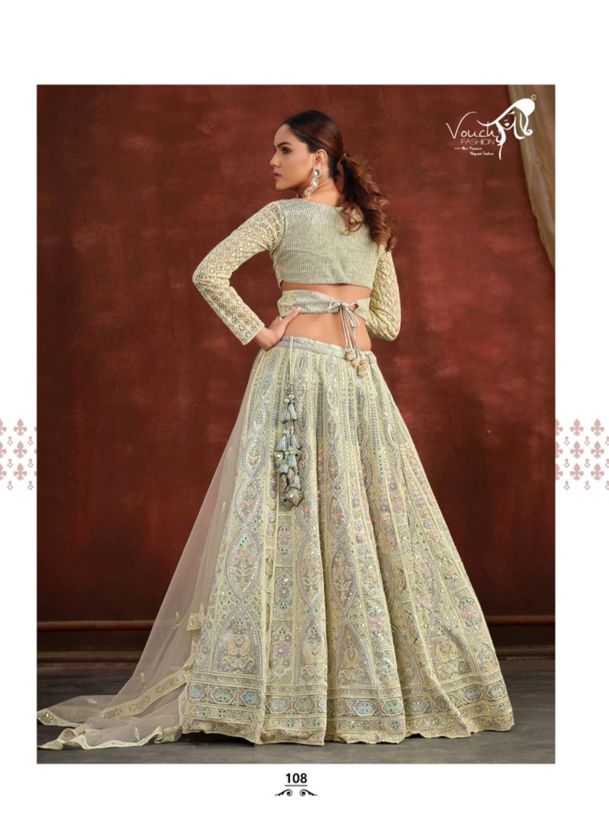 Sanya Vol 2 Premium Readymade Wedding Designer Lehenga Set — Wholesale Lehenga, Vardan Ethnic wholesale from Surat - Gallery Image 15