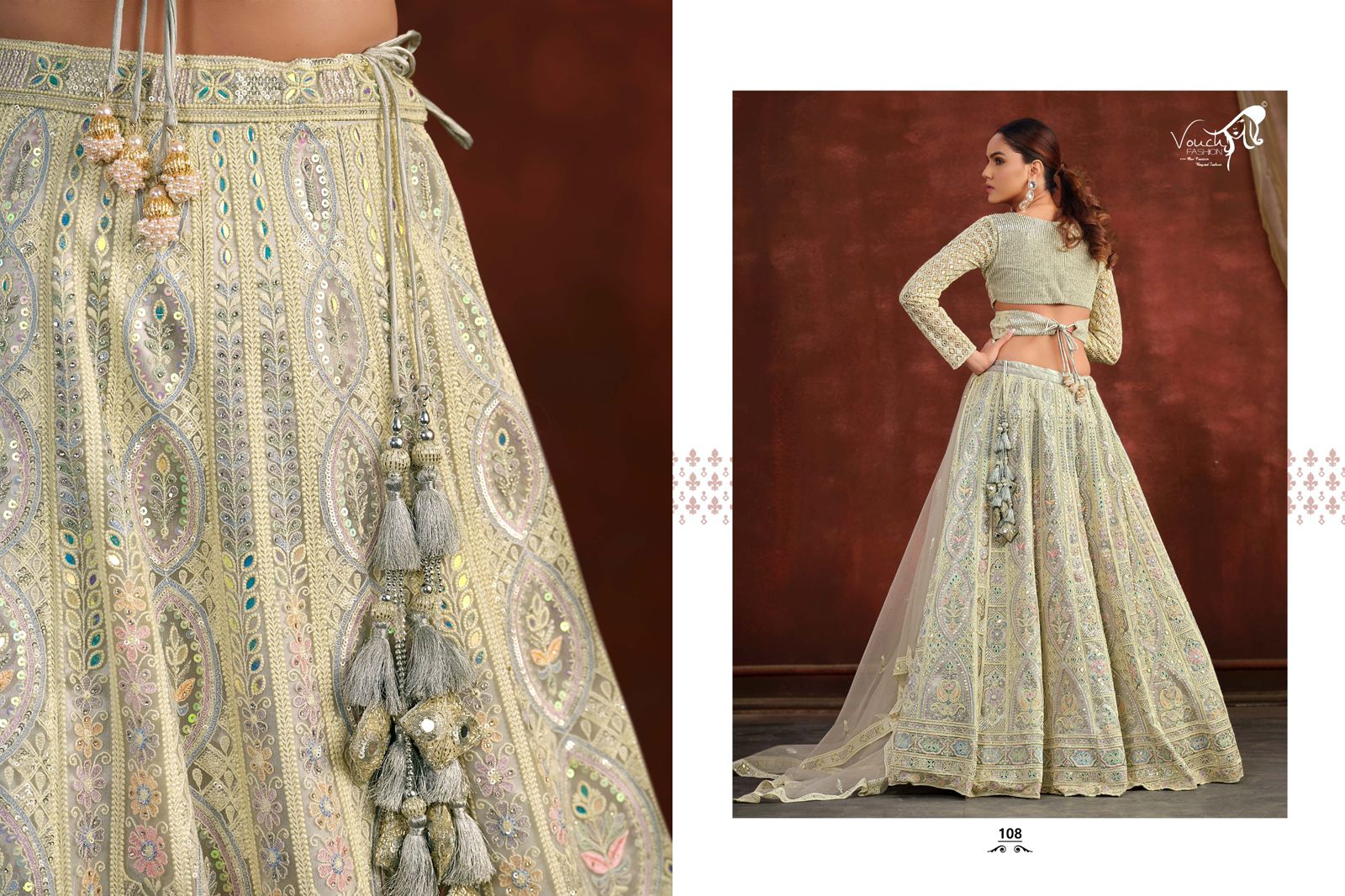 Sanya Vol 2 Premium Readymade Wedding Designer Lehenga Set — Wholesale Lehenga, Vardan Ethnic wholesale from Surat — view 11
