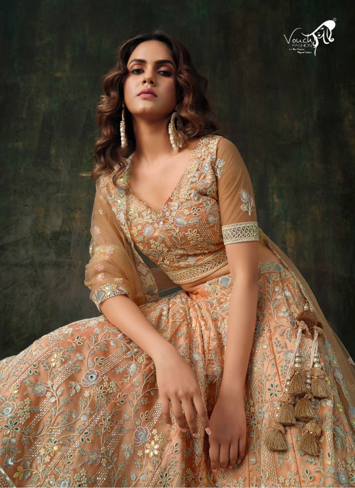Sanya Vol 2 Premium Readymade Wedding Designer Lehenga Set — Wholesale Lehenga, Vardan Ethnic wholesale from Surat - Gallery Image 10