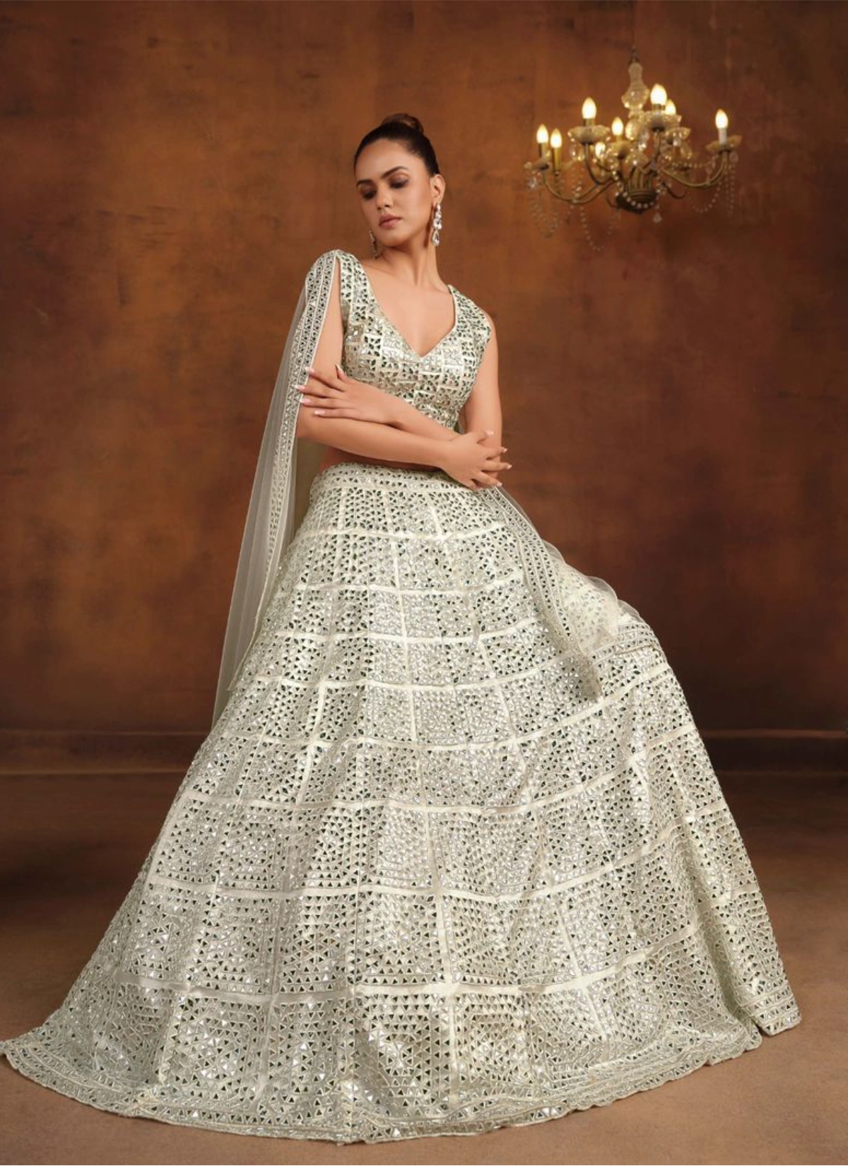 Sanya Vol 2 Premium Readymade Wedding Designer Lehenga Set — Wholesale Lehenga, Vardan Ethnic wholesale from Surat - Gallery Image 8