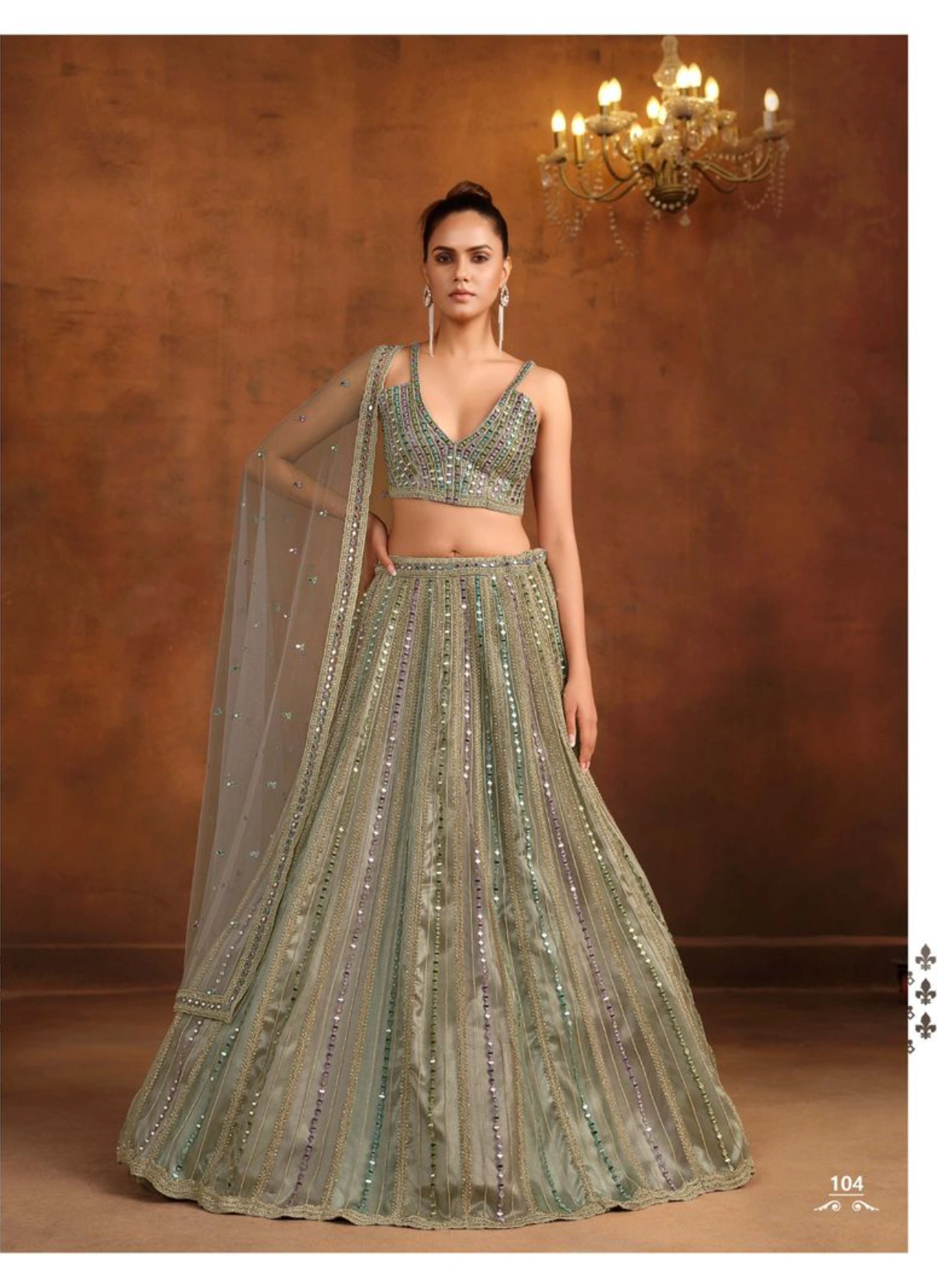 Sanya Vol 2 Premium Readymade Wedding Designer Lehenga Set — Wholesale Lehenga, Vardan Ethnic wholesale from Surat - Gallery Image 4