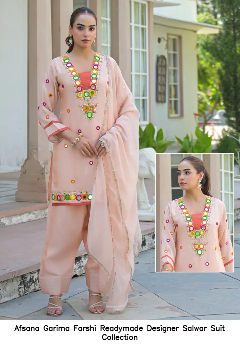 Afsana Garima Farshi Readymade Designer Salwar Suit Collection — Wholesale Salwar Suits, Afsana wholesale from Surat — view 6