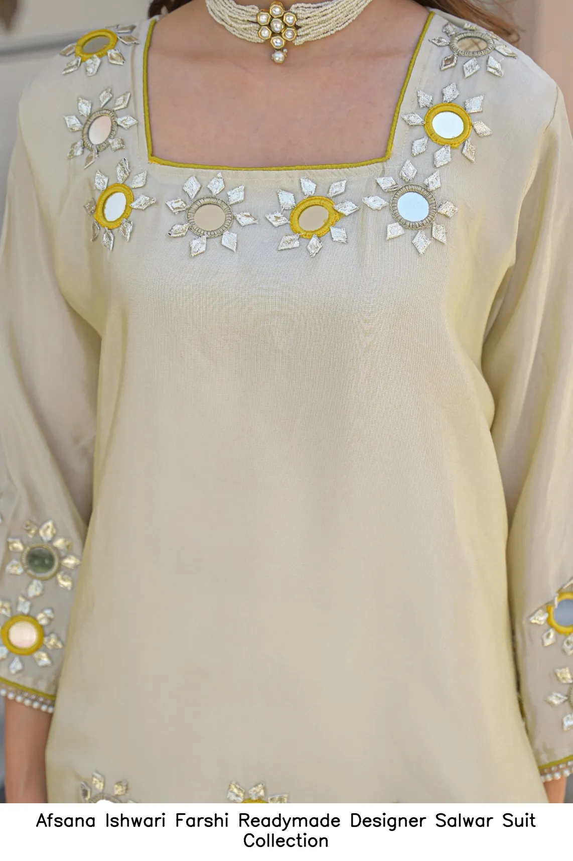 Afsana Ishwari Farshi Readymade Designer Salwar Suit Collection — Wholesale Salwar Suits, Afsana wholesale from Surat — view 2