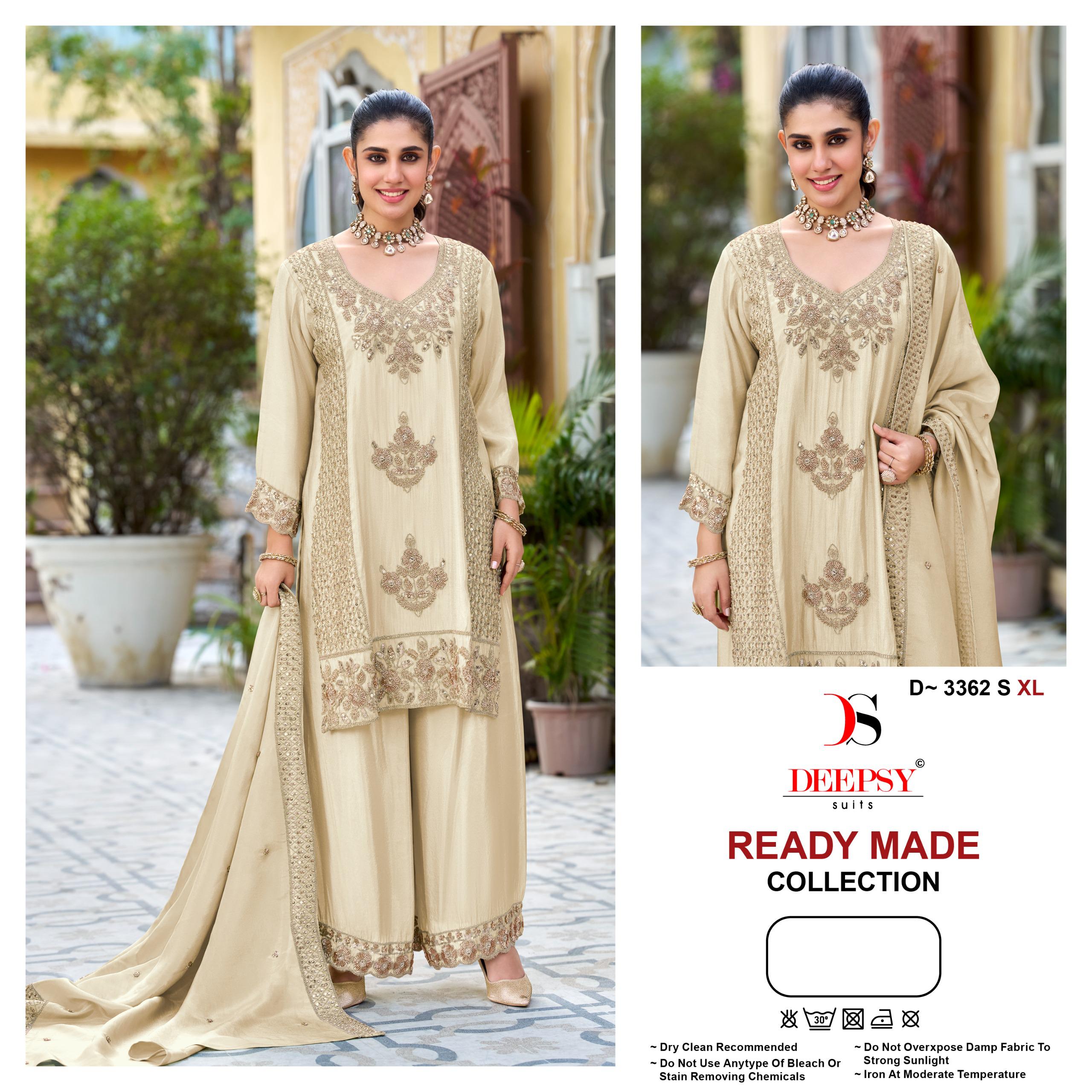 Deepsy D 3362 Q To T Readymade Viscose Silk Salwar Kameez