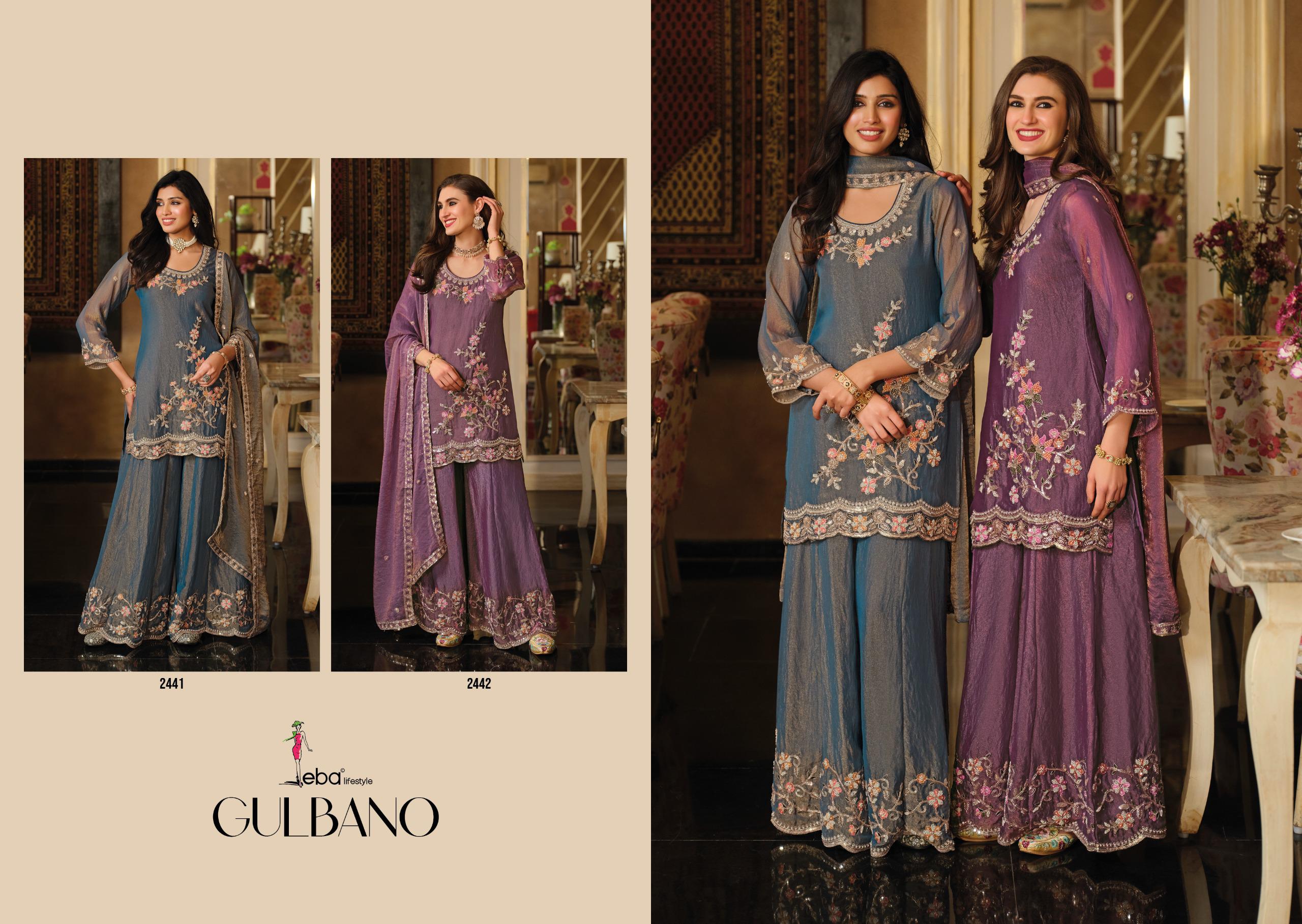 Eba Gulbano Nc Moss With Beads Work Readymade Salwar Suit — Designer Readymade Suits, Eba Lifestyle wholesale from Surat — view 6