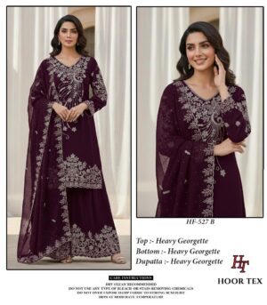 Hoor Tex 527 A To D Blooming Georgette Salwar Kameez