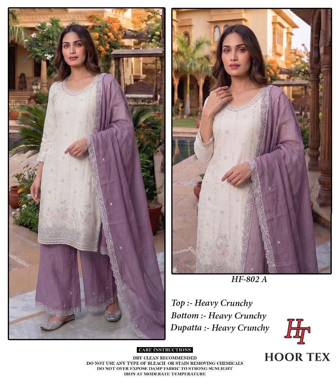 Hoor Tex 802 Heavy Embroidered Readymade Salwar Kameez — Wholesale Pakistani Suits, MPA wholesale from Surat — view 5