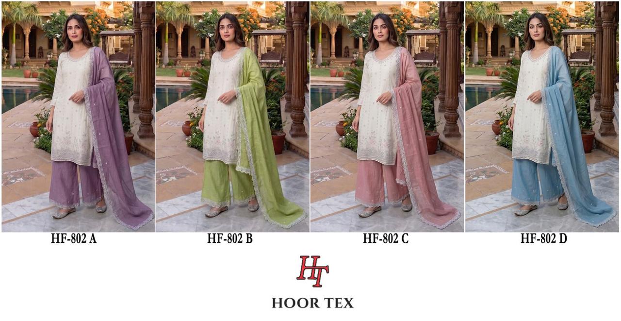 Hoor Tex 802 Heavy Embroidered Readymade Salwar Kameez — Wholesale Pakistani Suits, MPA wholesale from Surat — view 4