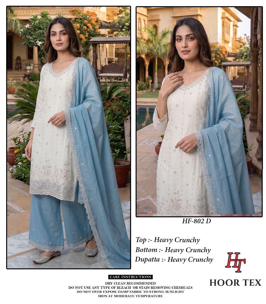 Hoor Tex 802 Heavy Embroidered Readymade Salwar Kameez — Wholesale Pakistani Suits, MPA wholesale from Surat — view 2