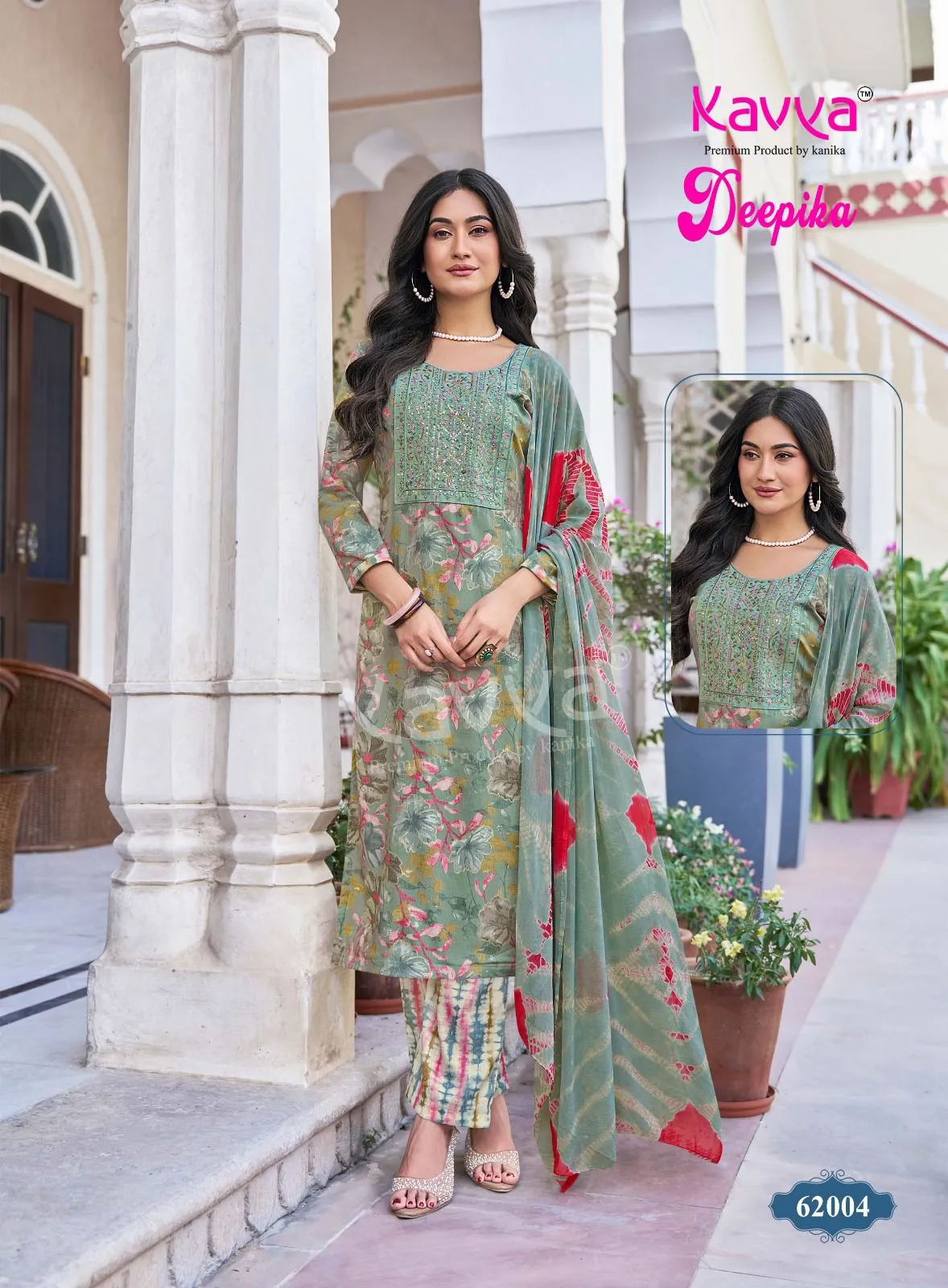 Kavya Deepika Vol 62 Capsule Embroidered  Readymade Suit