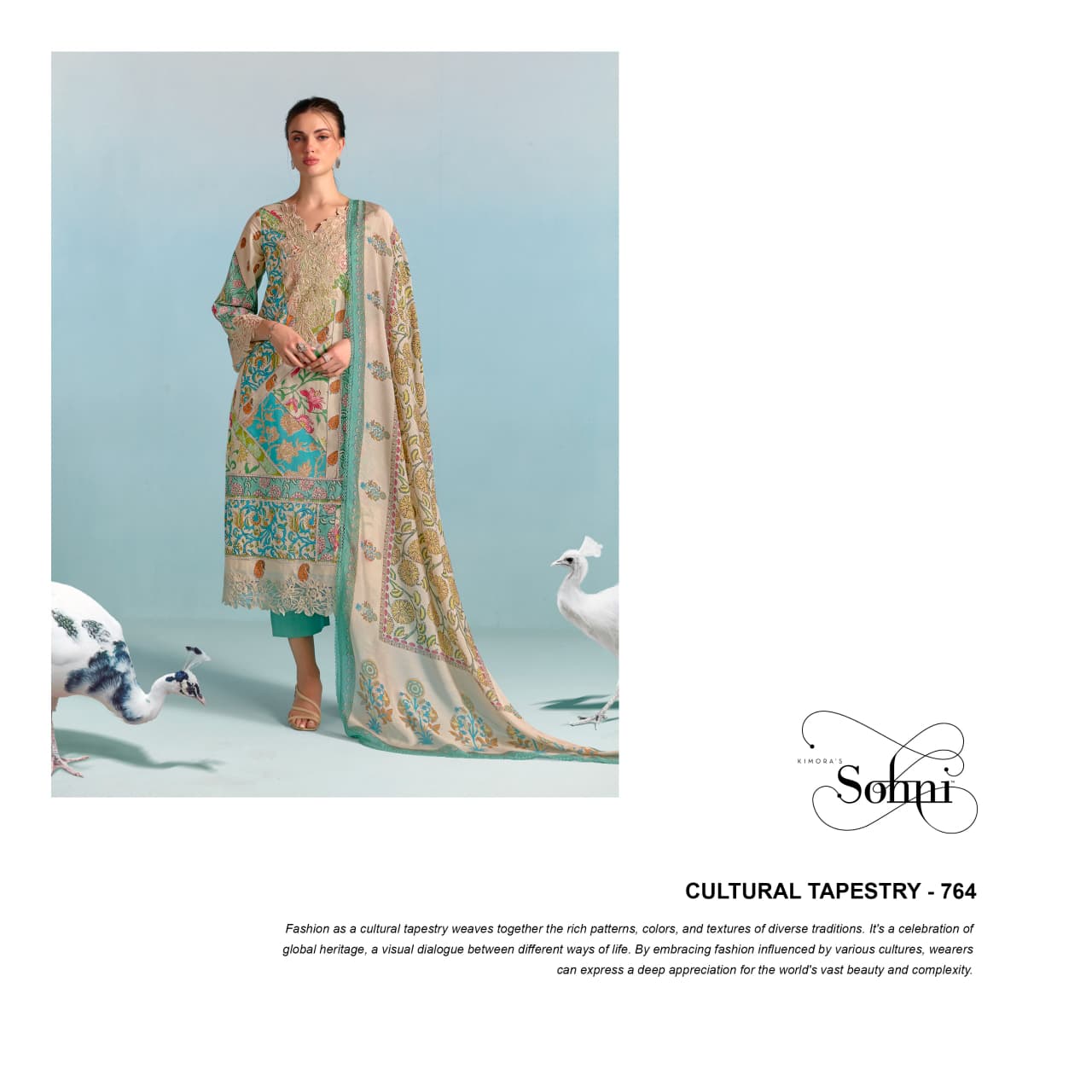 Kimora Sohni Block Vol 69 Cotton Digital Printed Salwar Kameez — Wholesale Salwar Suits, Kimora wholesale from Surat — view 6