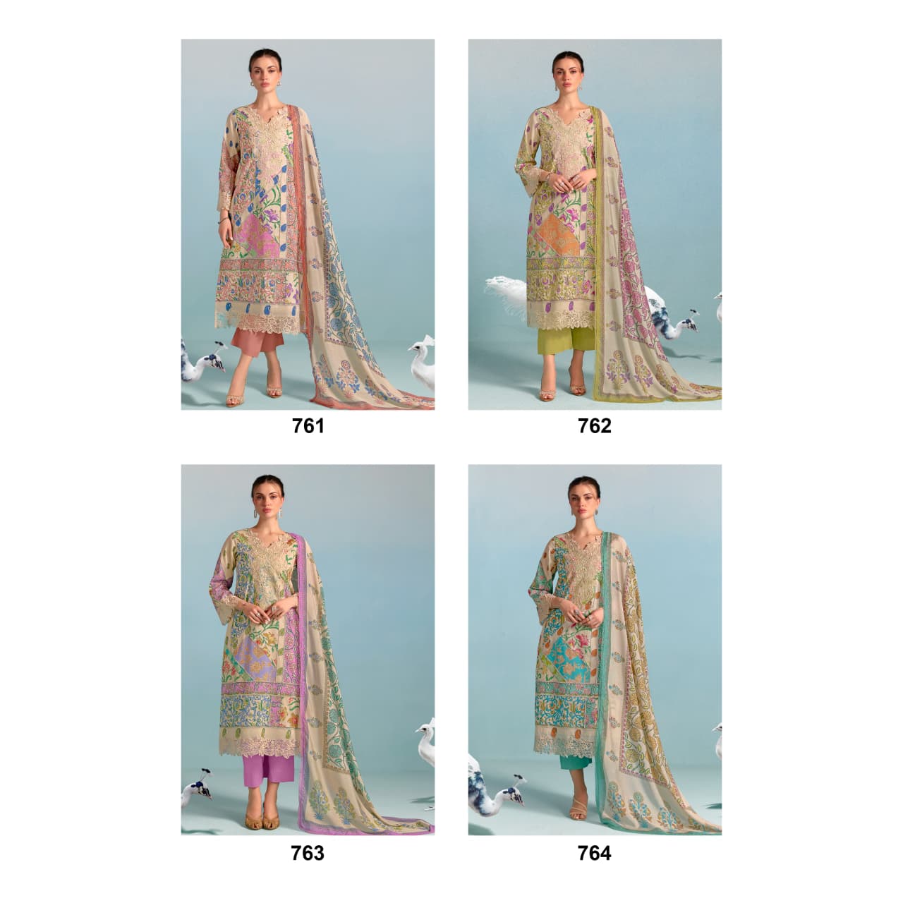 Kimora Sohni Block Vol 69 Cotton Digital Printed Salwar Kameez — Wholesale Salwar Suits, Kimora wholesale from Surat — view 4