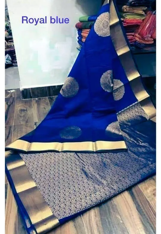 KP Soft Lichi Silk Beautiful Rich Pallu Saree Collection — Wholesale Sarees, Vardan Ethnic wholesale from Surat — view 1