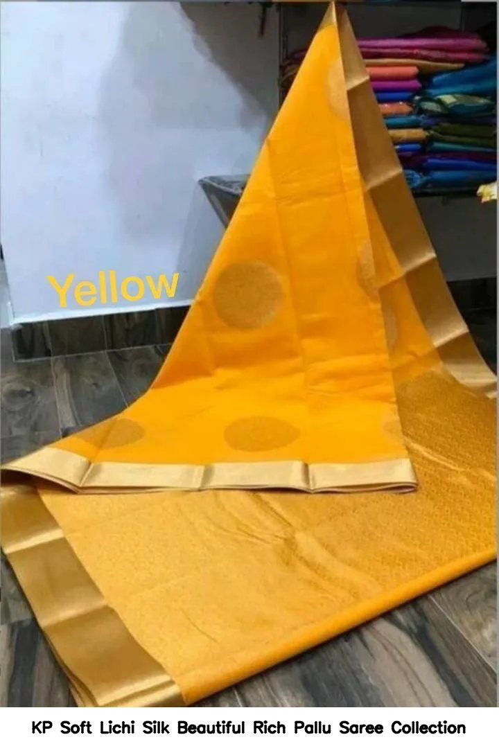 KP Soft Lichi Silk Beautiful Rich Pallu Saree Collection — Wholesale Sarees, Vardan Ethnic wholesale from Surat - Gallery Image 7