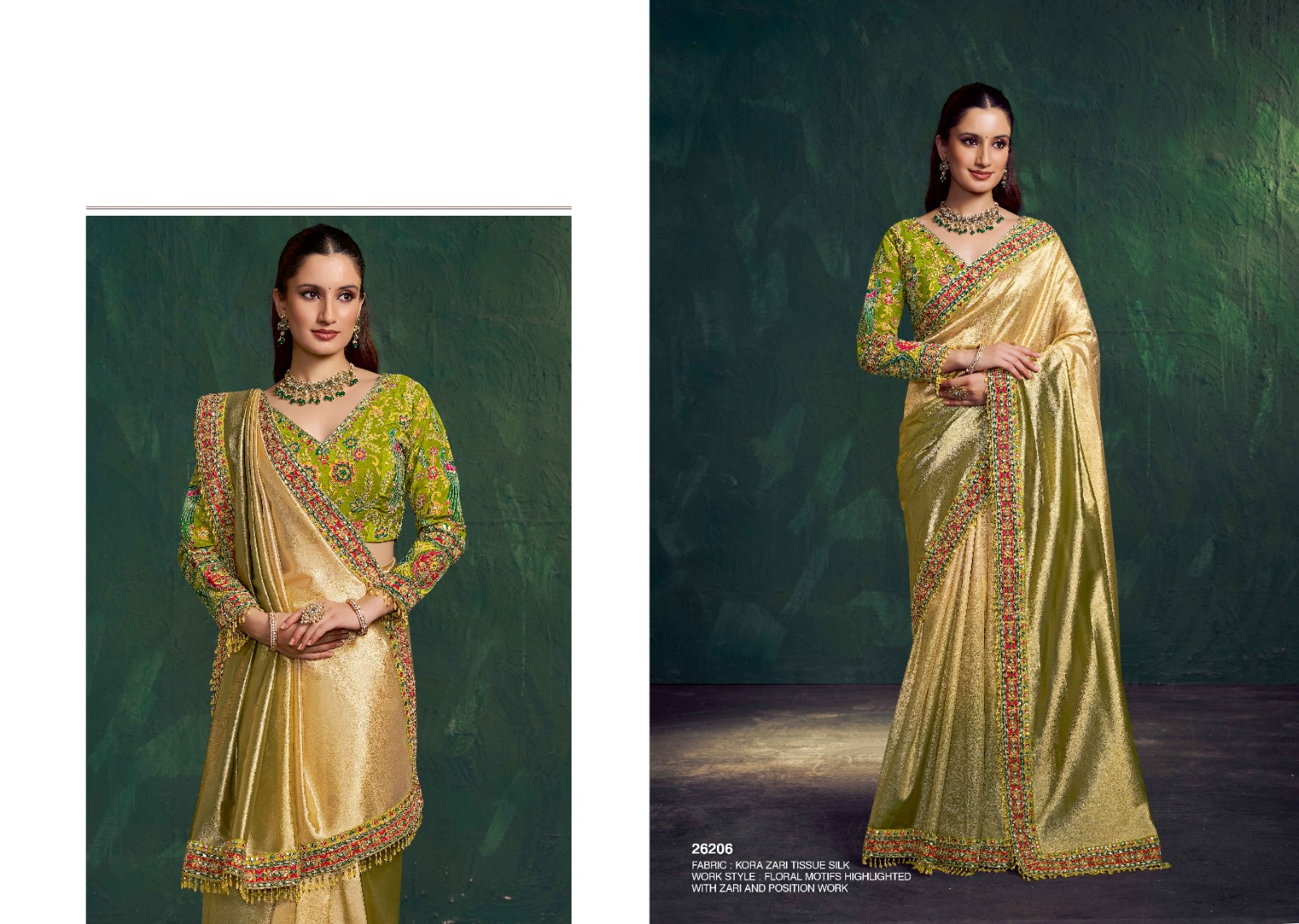 Mahotsav Mohmanthan 26200 Mohini Tissue Silk Saree Collection - Image 15