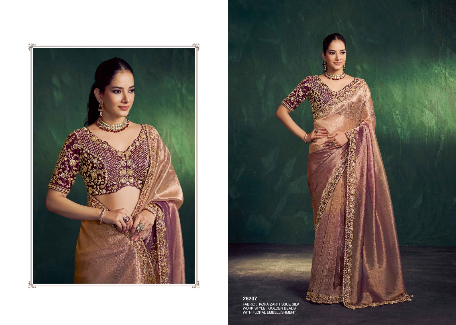 Mahotsav Mohmanthan 26200 Mohini Tissue Silk Saree Collection - Image 12