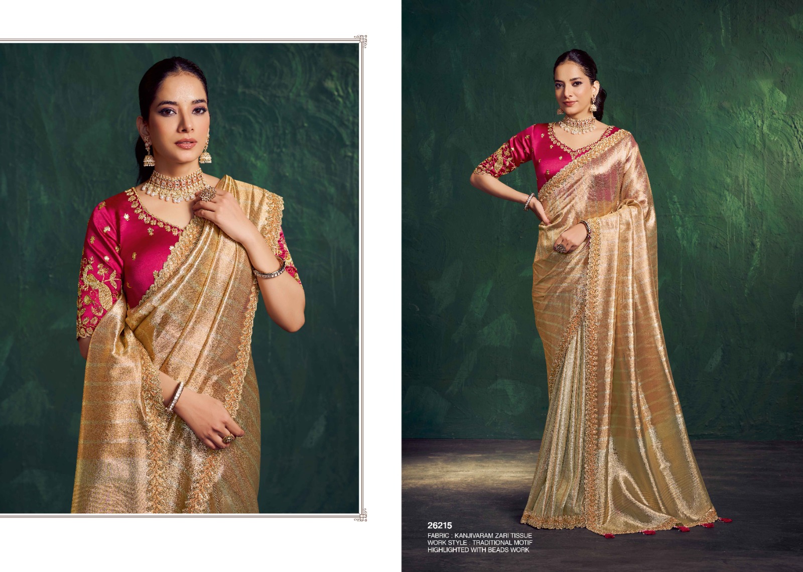 Mahotsav Mohmanthan 26200 Mohini Tissue Silk Saree Collection - Image 11