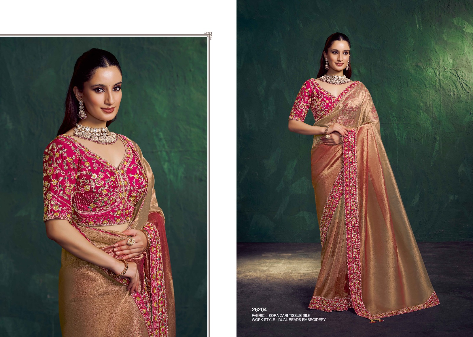 Mahotsav Mohmanthan 26200 Mohini Tissue Silk Saree Collection - Image 6