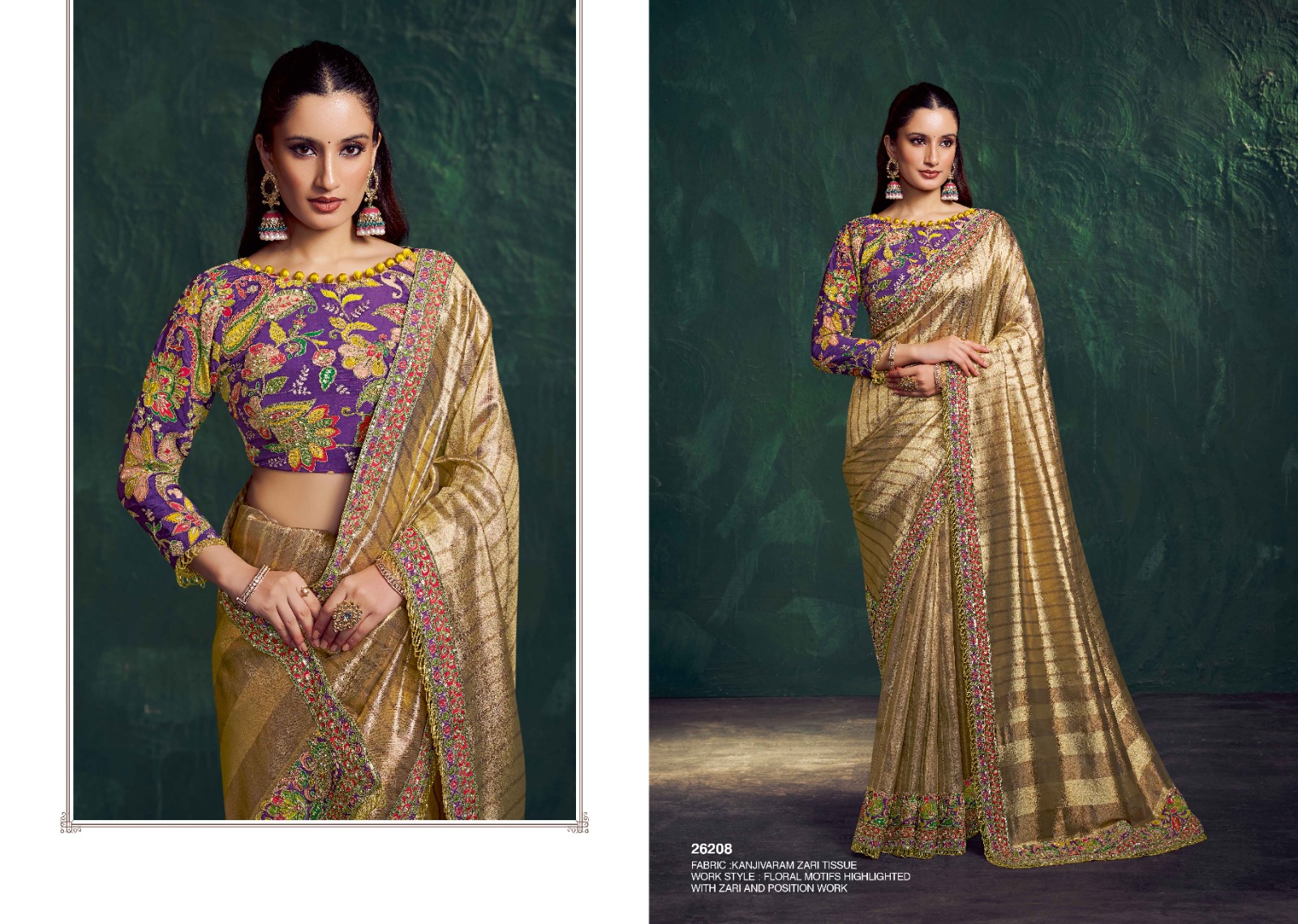 Mahotsav Mohmanthan 26200 Mohini Tissue Silk Saree Collection - Image 4
