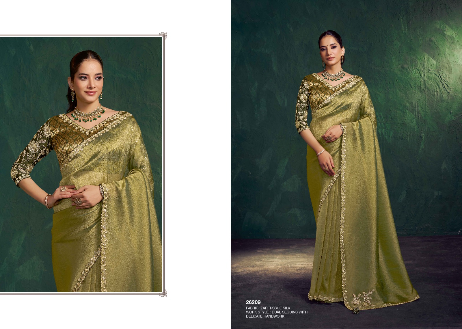 Mahotsav Mohmanthan 26200 Mohini Tissue Silk Saree Collection - Image 3