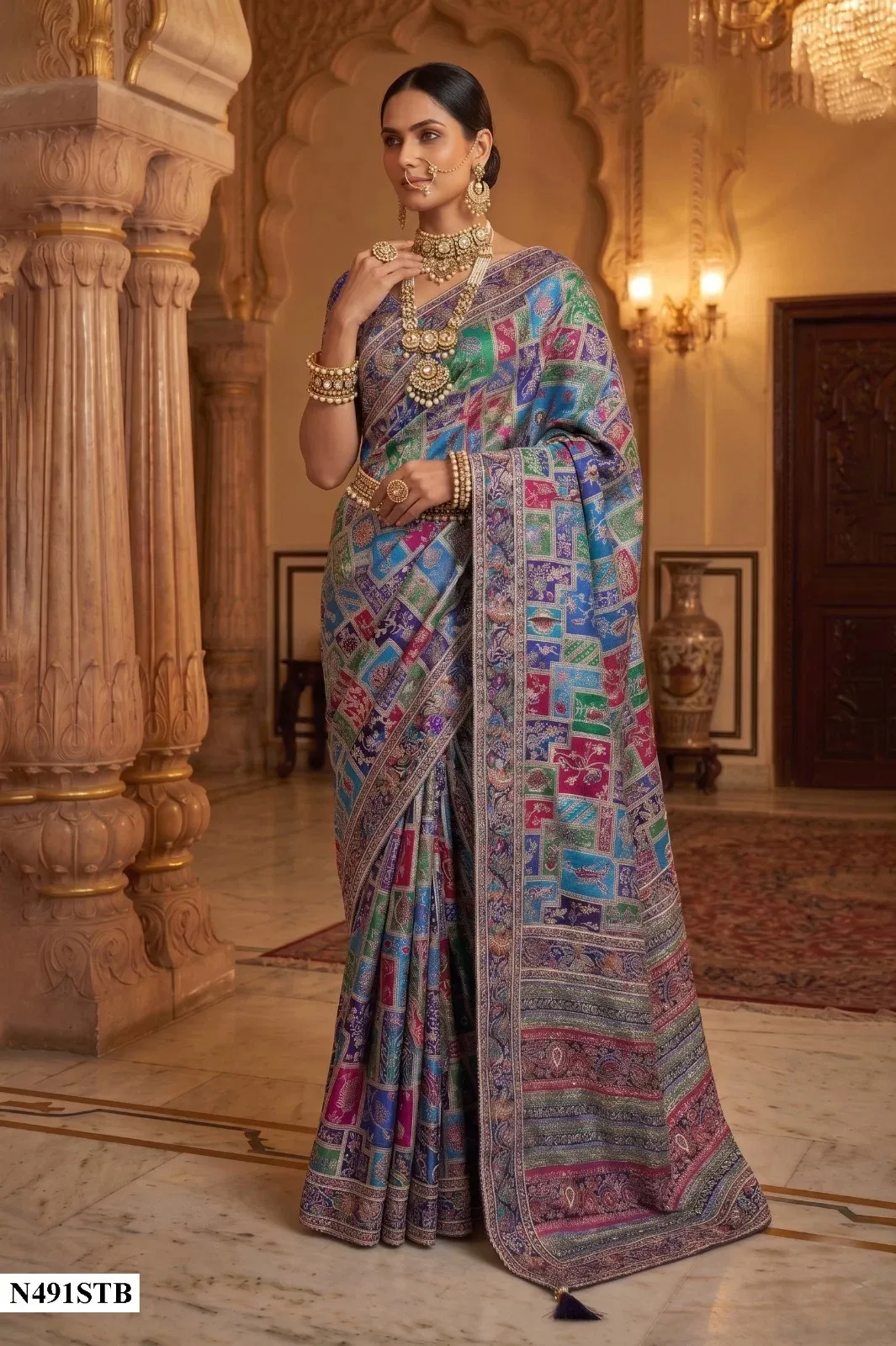 Mahotsav Nimaya Rajwadi Vol 2 Crape Silk Saree Catalog — Wholesale Sarees, MPA wholesale from Surat — view 1