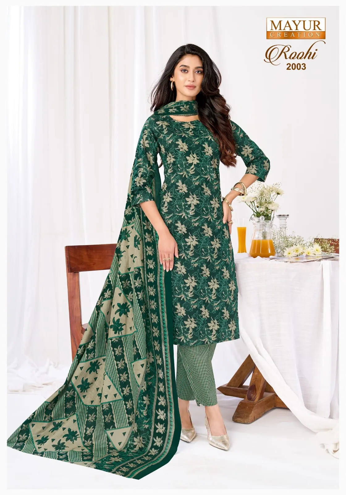 Mayur Roohi Vol 2 Cotton Printed Dress Material