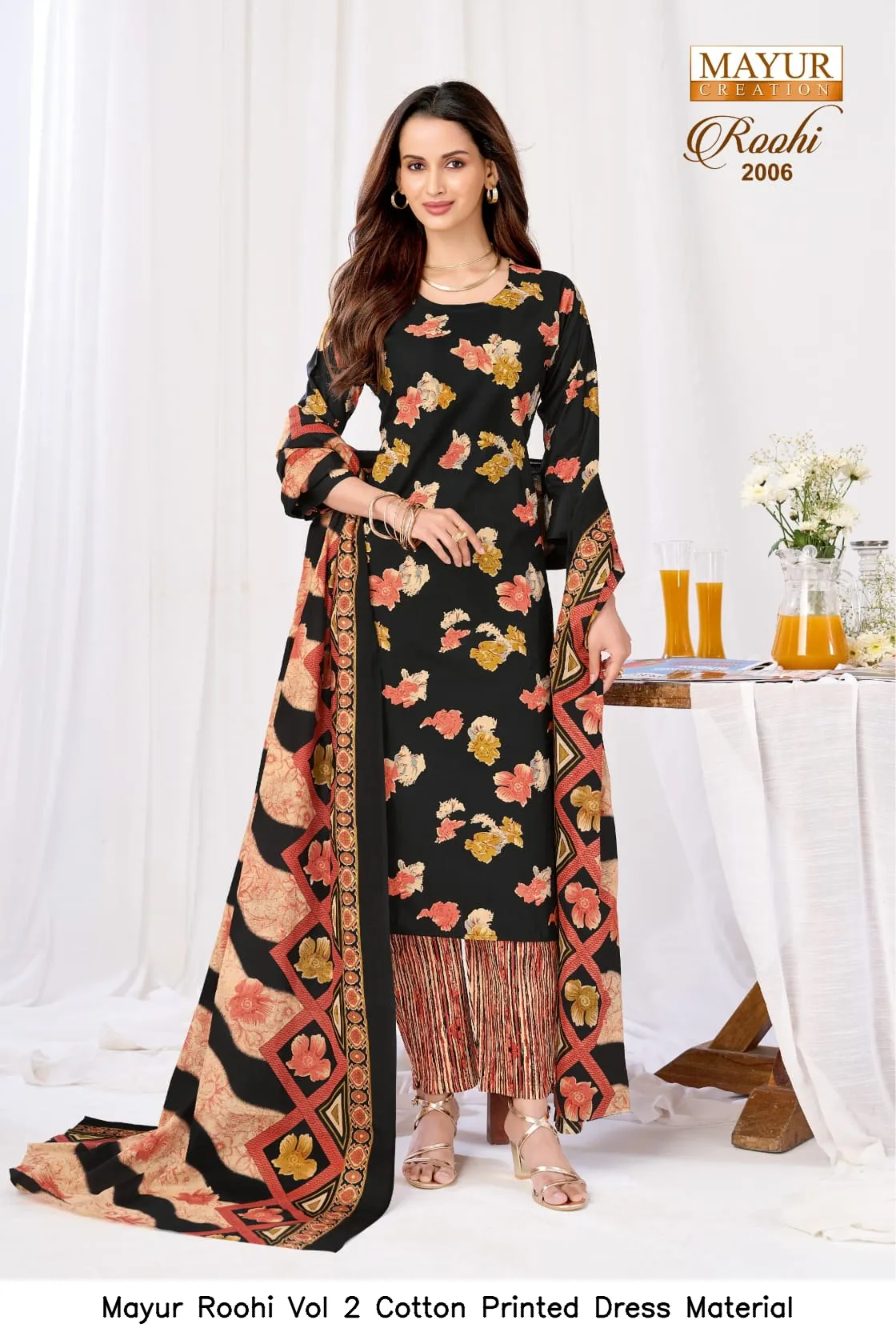 Mayur Roohi Vol 2 Cotton Printed Dress Material — Wholesale Dress Material, Mayur wholesale from Surat — Photo 10