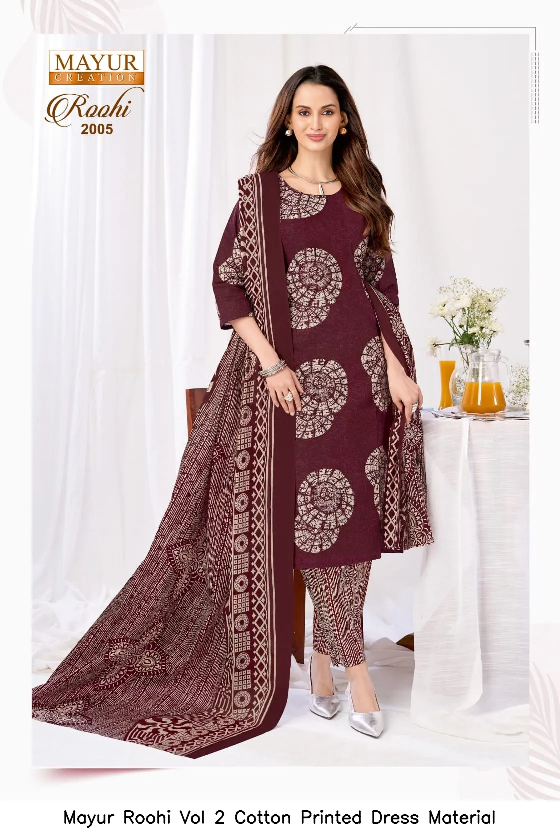 Mayur Roohi Vol 2 Cotton Printed Dress Material — Wholesale Dress Material, Mayur wholesale from Surat — Photo 6