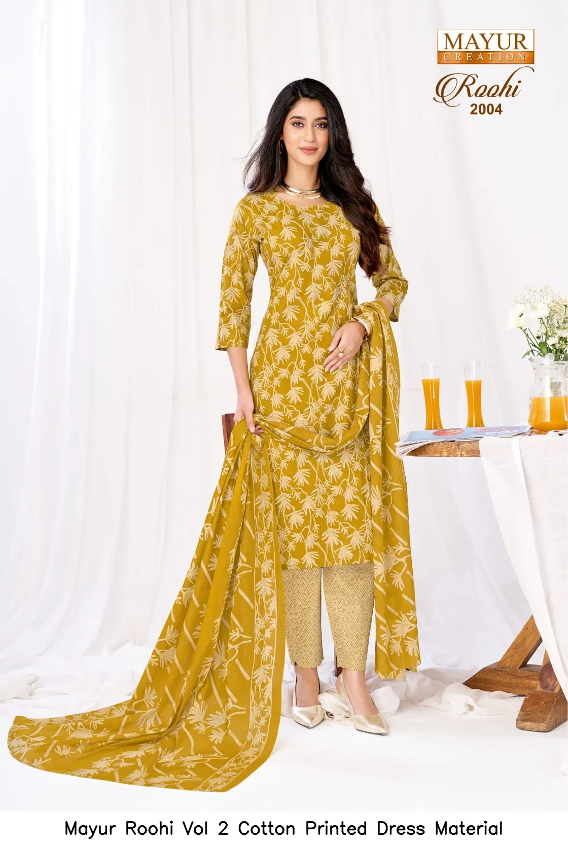 Mayur Roohi Vol 2 Cotton Printed Dress Material — Wholesale Dress Material, Mayur wholesale from Surat — Photo 7
