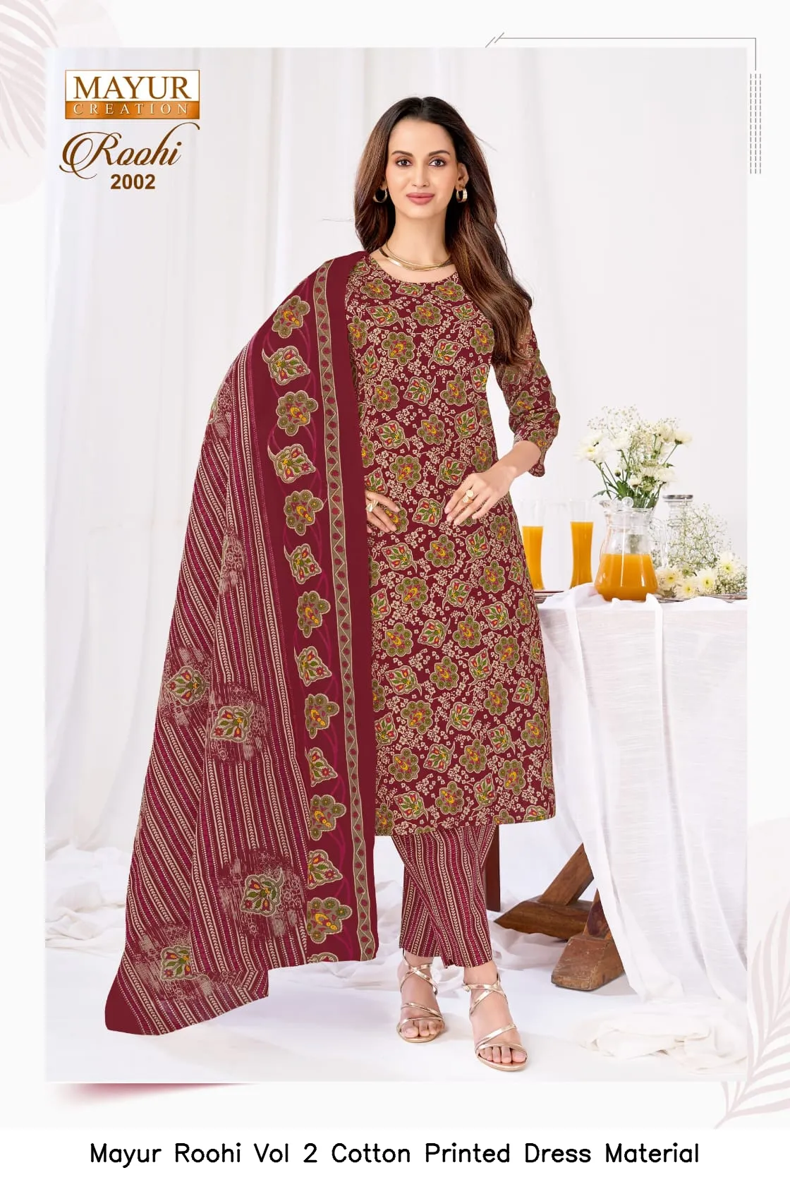 Mayur Roohi Vol 2 Cotton Printed Dress Material — Wholesale Dress Material, Mayur wholesale from Surat — Photo 8