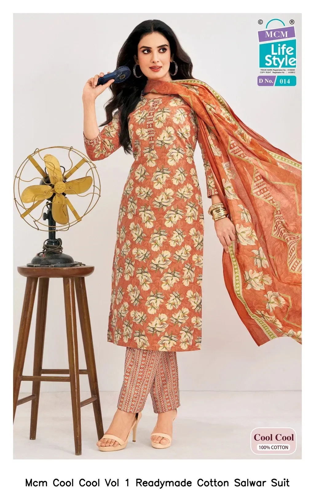 Mcm Cool Cool Vol 1 Readymade Cotton Salwar Suit — Wholesale Kurti With Bottom Dupatta, Mcm wholesale from Surat - Gallery Image 2