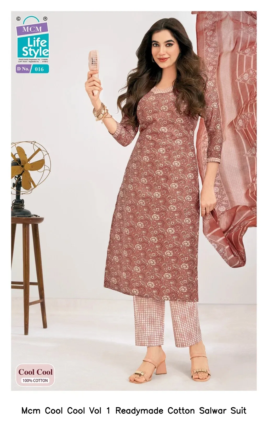 Mcm Cool Cool Vol 1 Readymade Cotton Salwar Suit — Wholesale Kurti With Bottom Dupatta, Mcm wholesale from Surat - Gallery Image 6