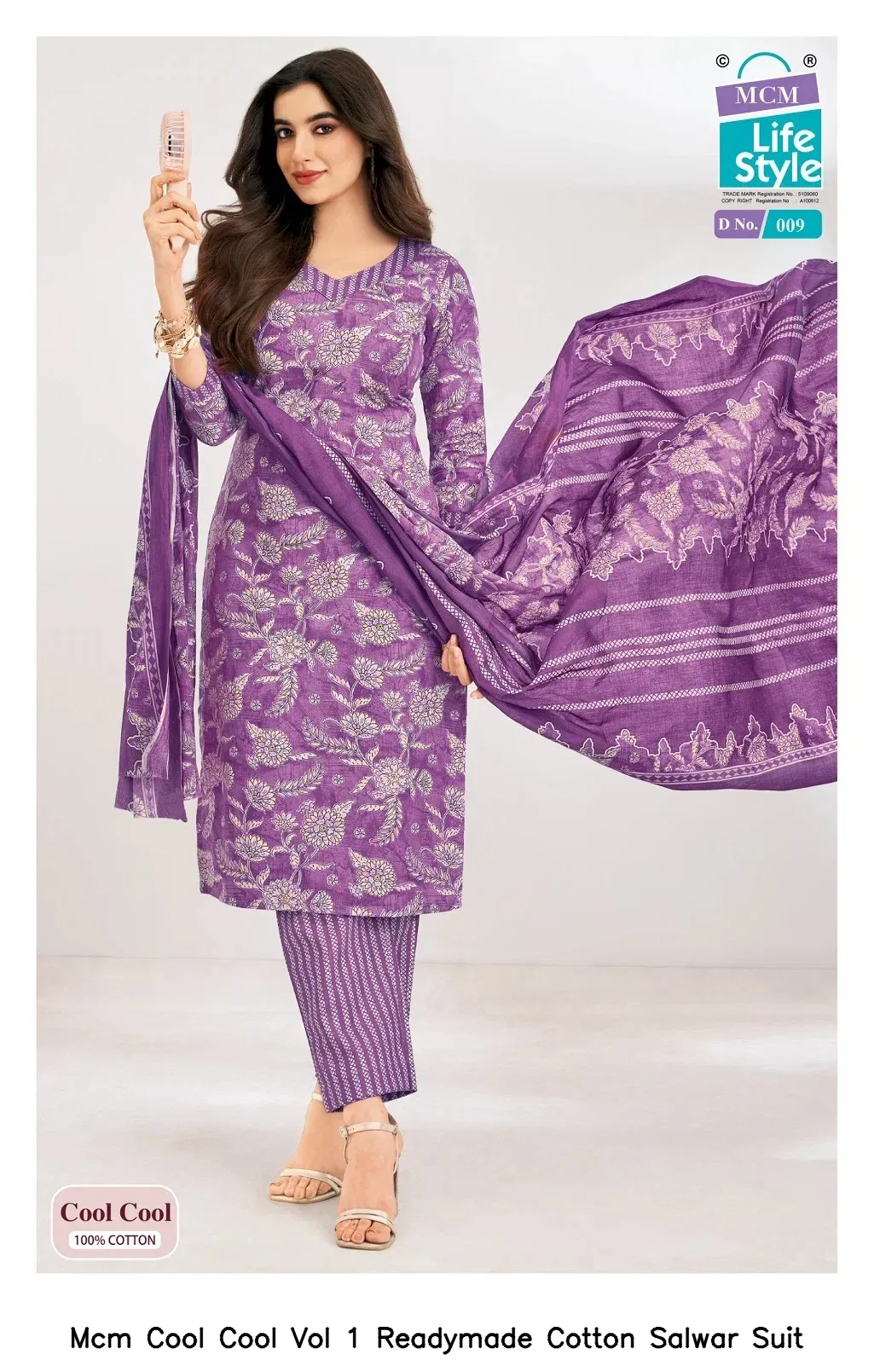 Mcm Cool Cool Vol 1 Readymade Cotton Salwar Suit — Wholesale Kurti With Bottom Dupatta, Mcm wholesale from Surat - Gallery Image 7