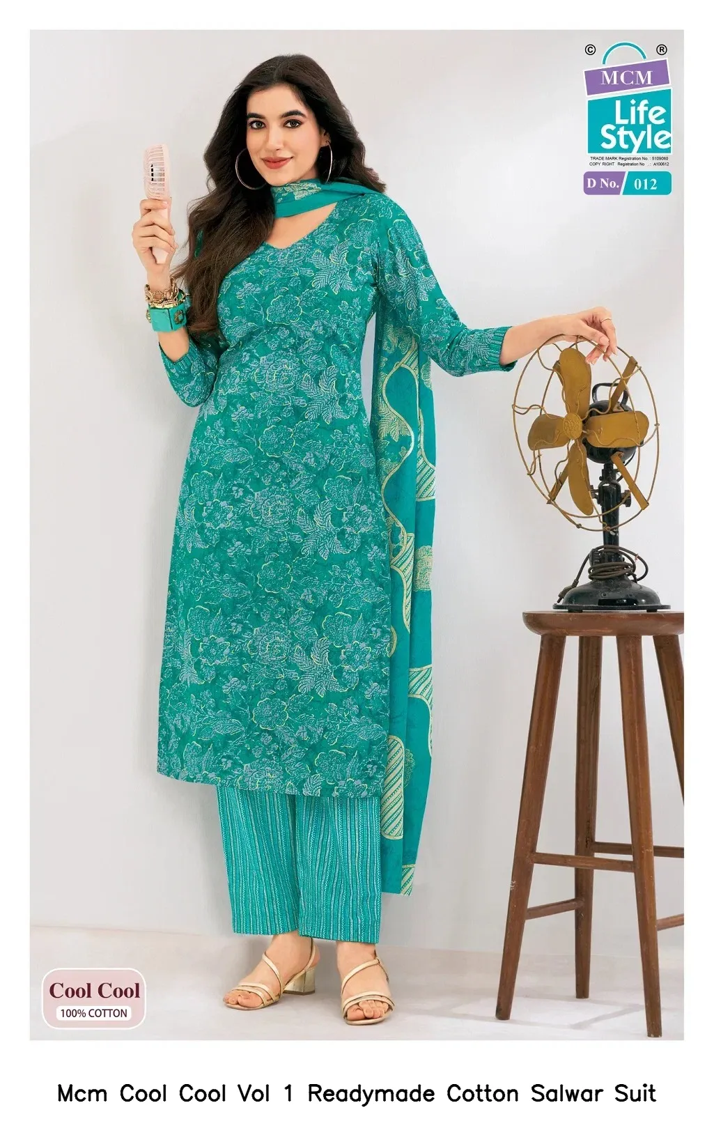 Mcm Cool Cool Vol 1 Readymade Cotton Salwar Suit — Wholesale Kurti With Bottom Dupatta, Mcm wholesale from Surat - Gallery Image 8