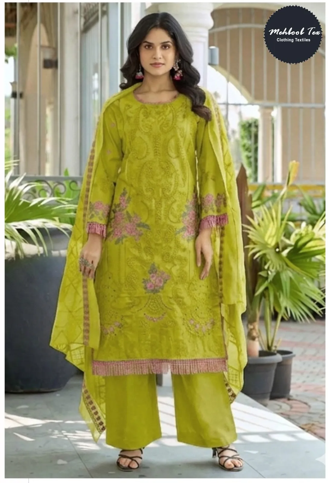 Mehboob Tex Elaf Vol 4 Cotton Embroidered Salwar Suit