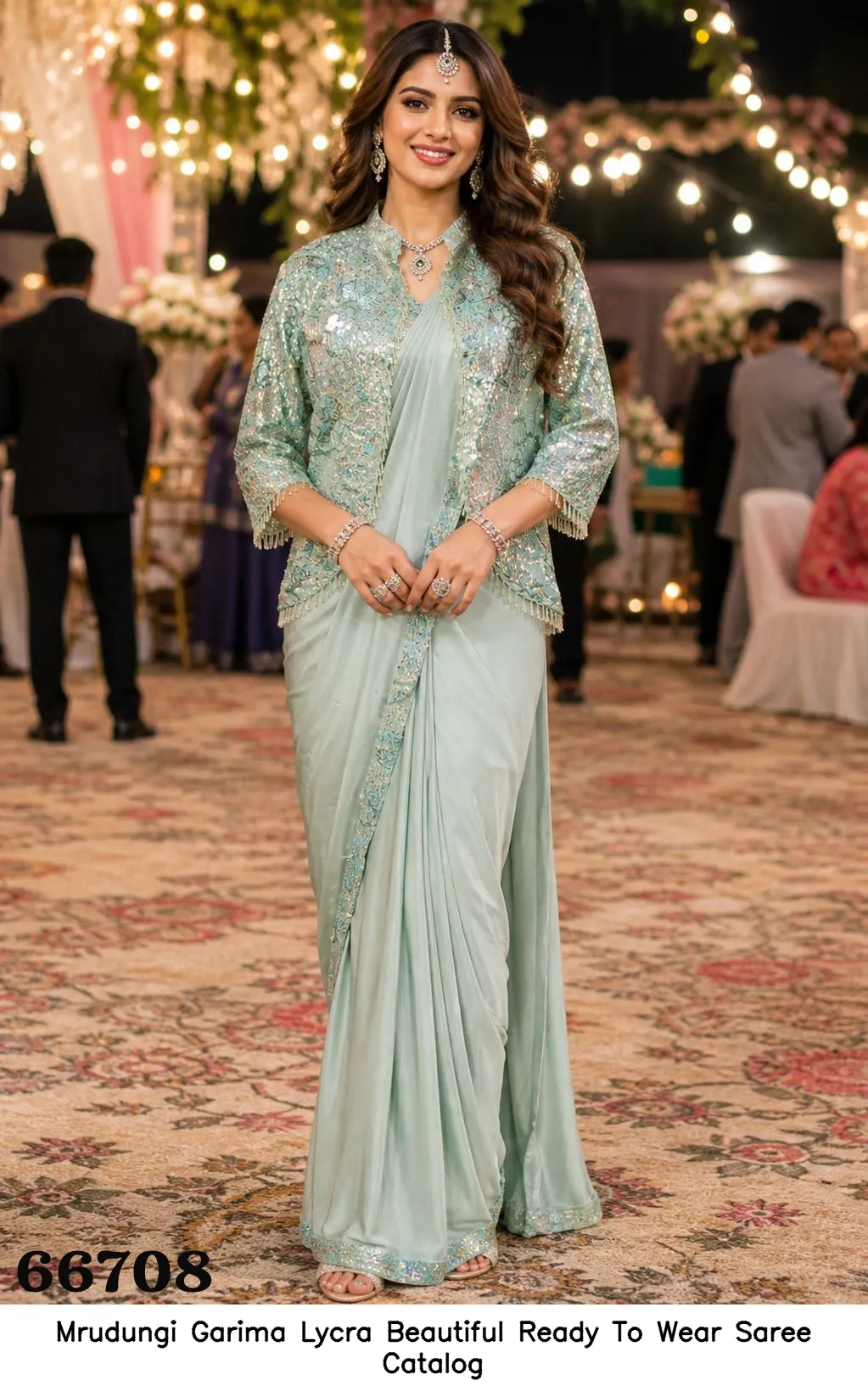 Mrudungi Garima Lycra Beautiful Ready To Wear Saree Catalog — Wholesale Sarees, MPA wholesale from Surat — Photo 2