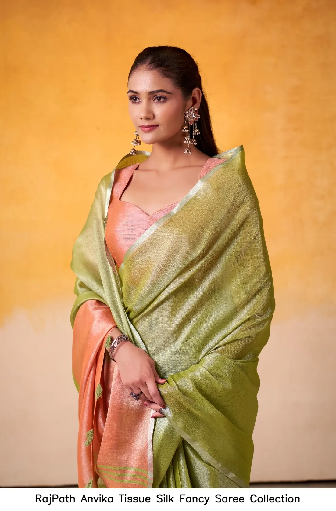 RajPath Anvika Tissue Silk Fancy  Saree Collection — Wholesale Sarees, Rajpath wholesale from Surat — view 11