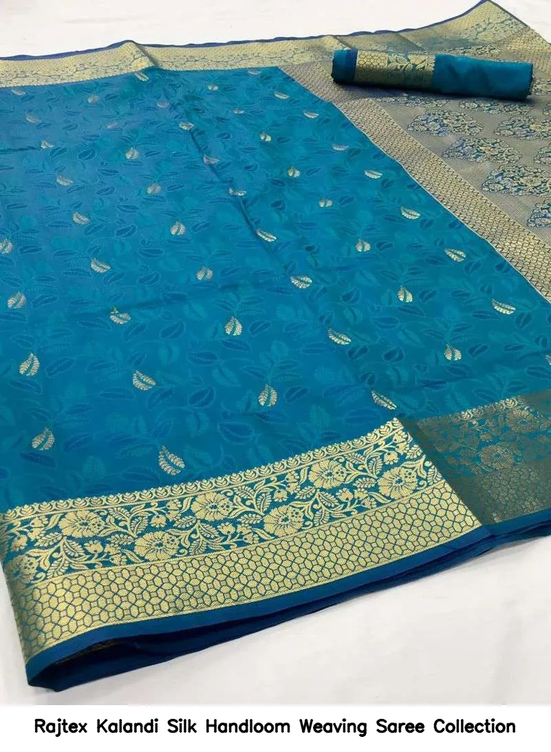 Rajtex Kalandi Silk Handloom Weaving Saree Collection — Wholesale Sarees, rajtex wholesale from Surat — view 13