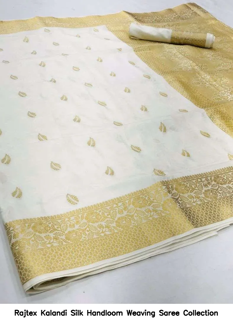 Rajtex Kalandi Silk Handloom Weaving Saree Collection — Wholesale Sarees, rajtex wholesale from Surat — view 8