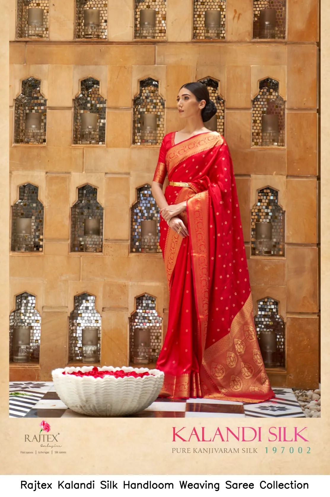 Rajtex Kalandi Silk Handloom Weaving Saree Collection — Wholesale Sarees, rajtex wholesale from Surat — view 9