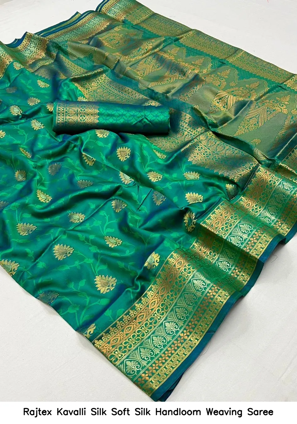 Rajtex Kavalli Silk Soft Silk Handloom Weaving Saree — Wholesale Sarees, rajtex wholesale from Surat — view 2