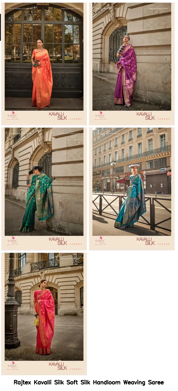 Rajtex Kavalli Silk Soft Silk Handloom Weaving Saree — Wholesale Sarees, rajtex wholesale from Surat — view 3