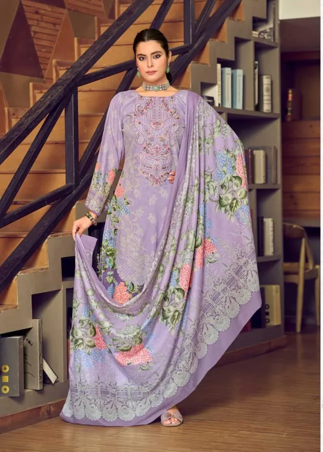 Riaz Arts Musafir Vol 32 Cotton Cambric Lawn Printed Dress Material
