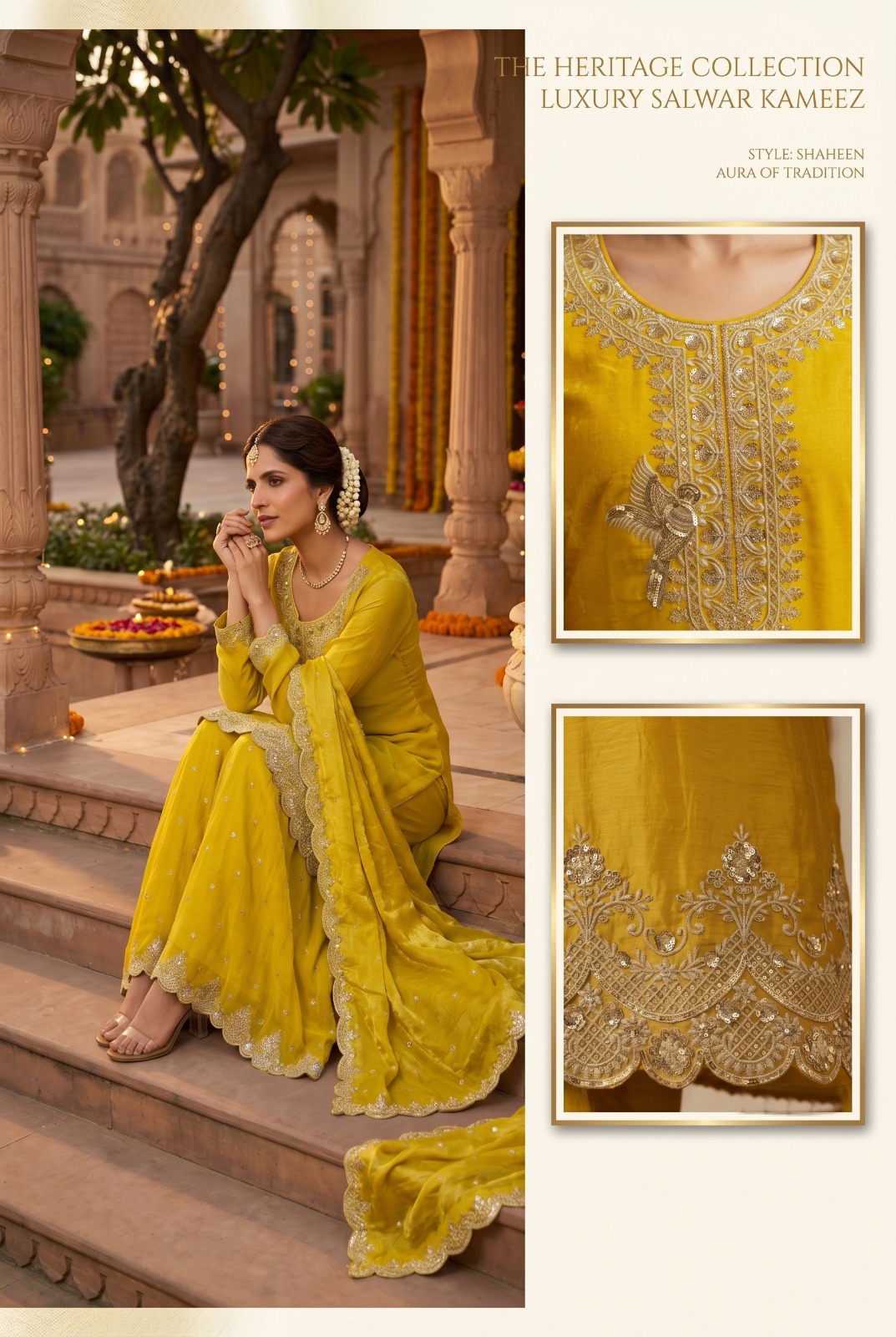 Roohaa Vol 18 Tora Silk Embroidered Salwar Suit — Wholesale Sharara Suits, MPA wholesale from Surat — view 9