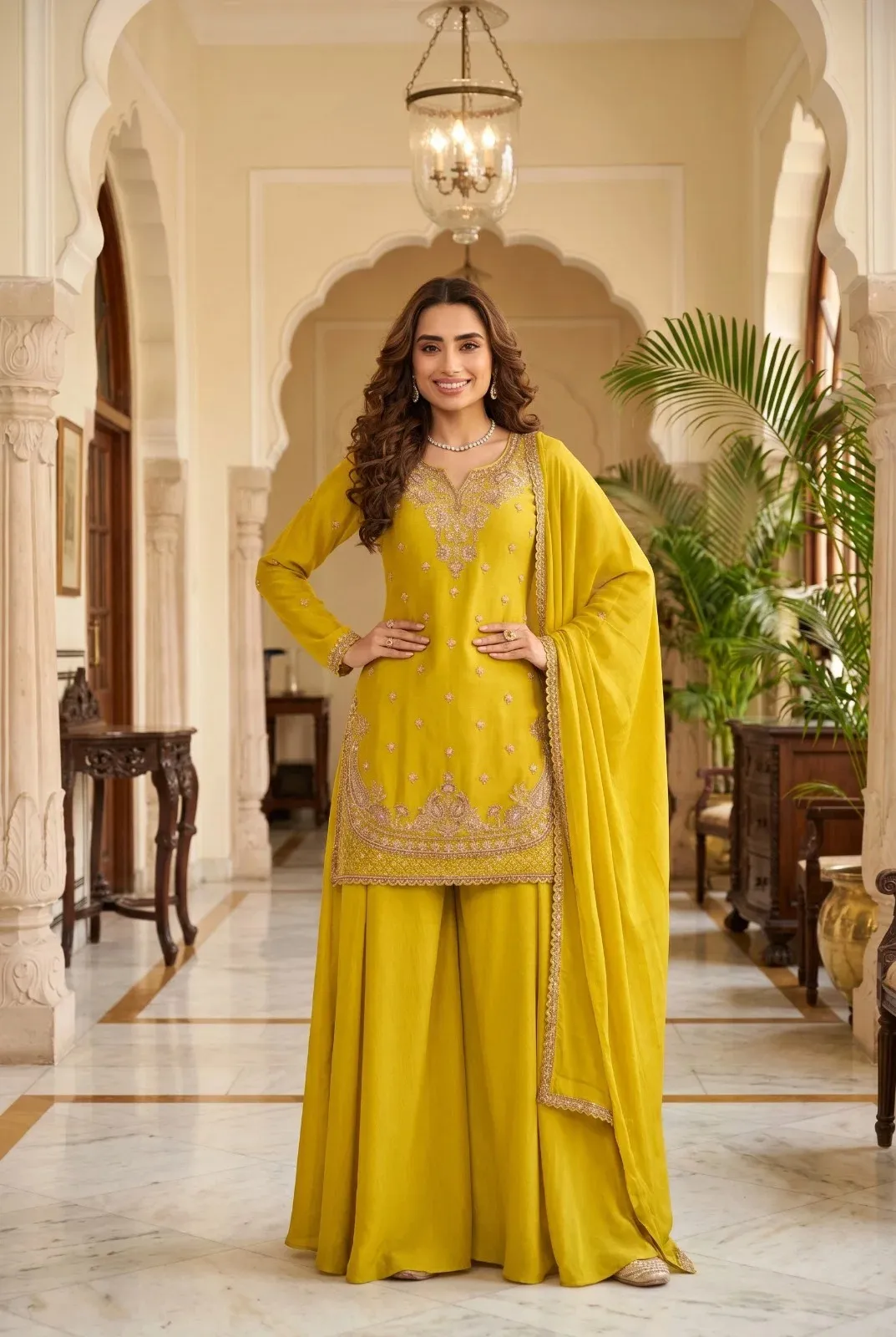 Roohaa Vol 21 Premium Chinon Beads Work Salwar Suit