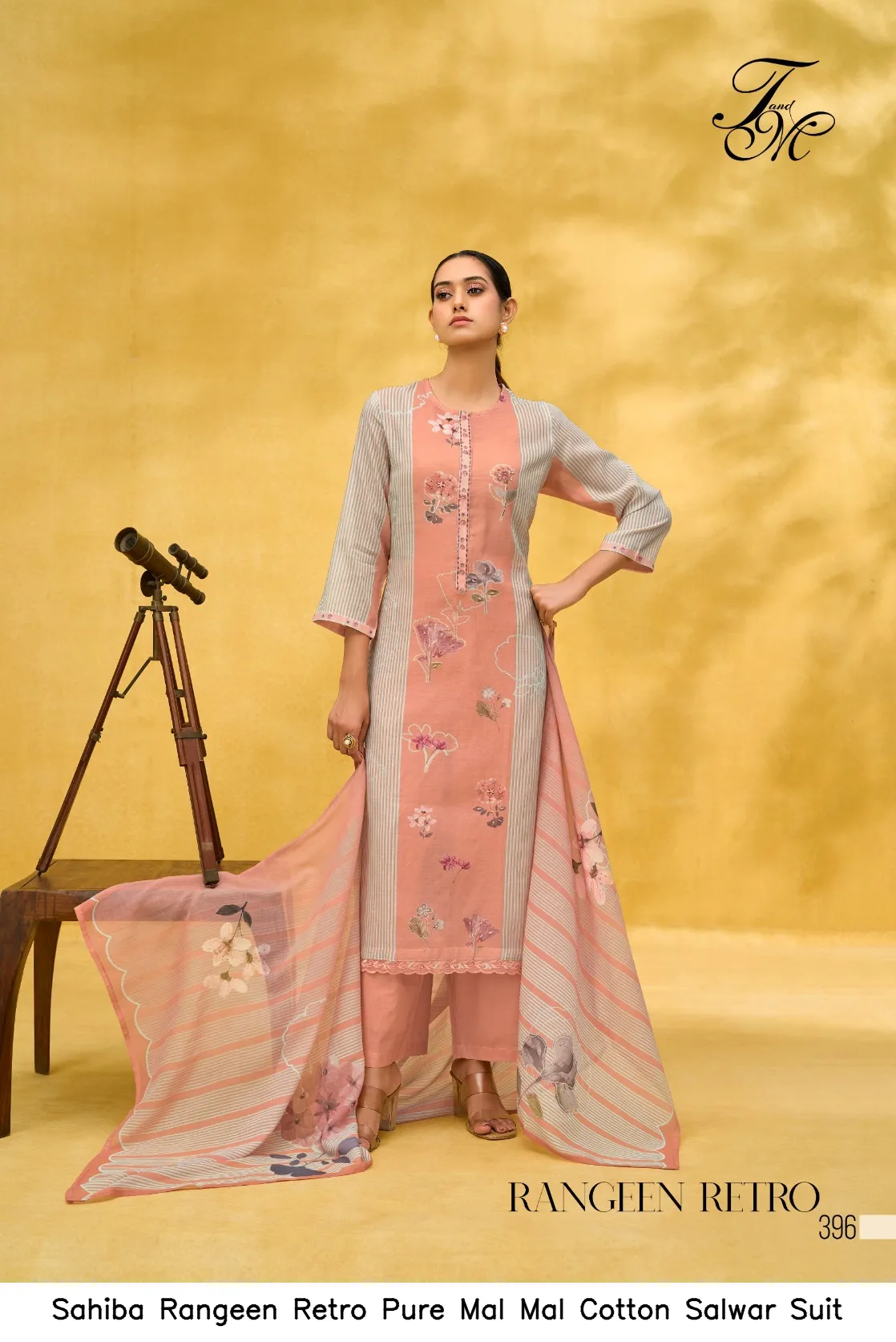Sahiba Rangeen Retro Pure Mal Mal Cotton Salwar Suit — Wholesale Salwar Suits, Sahiba wholesale from Surat — Photo 5