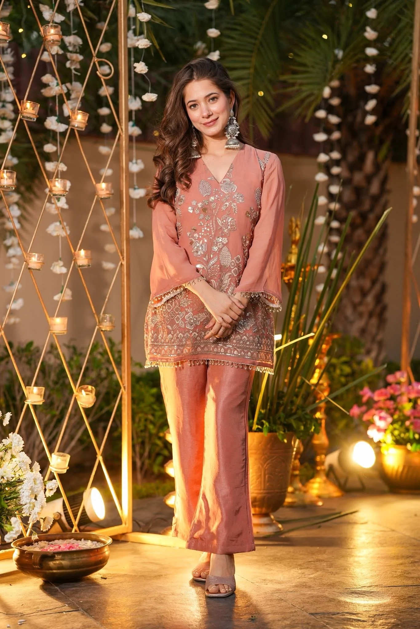 Sattanishka 01 Crunchy Silk Embroidered Kurti Set Wholesale