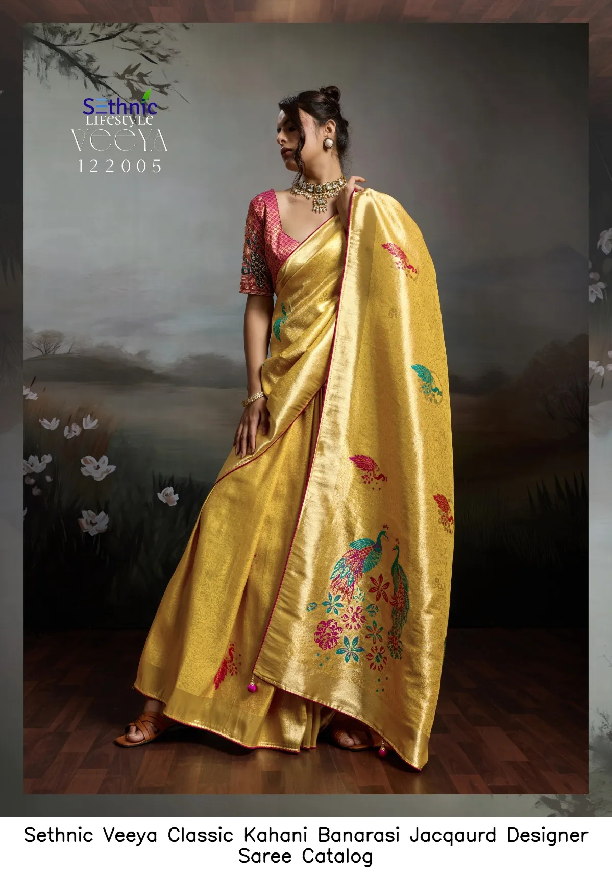 Sethnic Veeya Classic Kahani Banarasi Jacqaurd Designer Saree Catalog — Wholesale Sarees, MPA wholesale from Surat — Photo 2